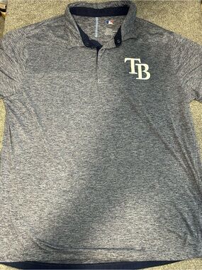 Genuine Merchandise blue Navy TB Embroidered Polo
